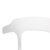 Baxton Studio Gould Modern Transtional White Plastic Dining Chair Set (4PC) 193-4PC-12025-ZORO